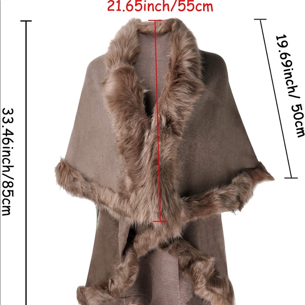 ZLYC Women cape cardigan